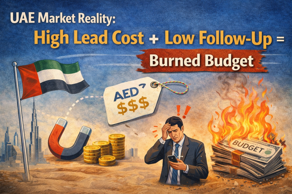 UAE Market Reality: High Lead Cost + Low Follow-Up = Burned Budget